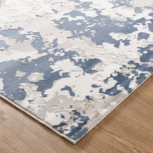 Amalfi Abstract Splash Blue Multi Rug - AMAL03