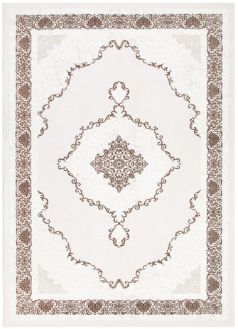 Amalfi Oriental Medallion Brown Rug - AMAL05