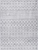 Bergen Repeats Grey and White Rug