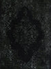 Brooklyn Distressed Medallion Emerald Green Rug