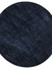 Brooklyn Distressed Oriental Blue Round Rug