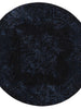 Brooklyn Distressed Medallion Blue Round Rug