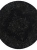 Brooklyn Distressed Medallion Emerald Green Round Rug