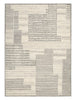 Cassian Prism Grey Cream Wool Rug - CASS02
