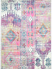 Delicate Ikat Multi Coloured Rug