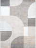 Dorado Grey Beige Arches Rug - D001