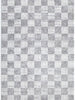 Dorado Grey Checkered Rug - D002