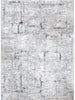 Dorado Grey Distressed Lines Rug - D003