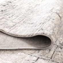 Dorado Grey Distressed Lines Rug - D003