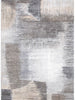 Dorado Grey Beige Faded Abstract Rug - D005