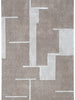 Indulgence Geo Lines Beige Grey Rug - INDU002
