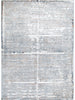 Indulgence Distressed Lines Blue Rug - INDU005
