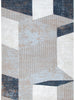 Indulgence Geometric Shapes Blue Multi Rug - INDU006