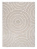Les Nomades Ellipse Beige Wool Rug
