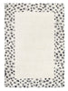 Les Nomades Leopard Cream Grey Wool Rug
