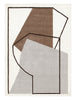 Les Nomades Minimal Beige Wool Rug