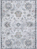 Oporto Piraeus Grey Traditional Soft Rug