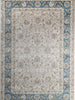 Prague Francesca Cream & Blue Traditional Rug