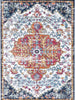 Provence Stonewashed Light Grey & Dark Blue Rug