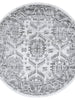 Provence Pau Cream & Grey Traditional Round Rug