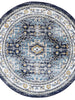 Provence Frejus Blue Transitional Round Rug