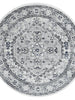 Provence Perols Grey Traditional Round Rug
