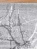 Tender Abstract Silver Shag Rug
