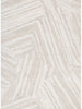 Toscana Geo Lines Beige Cream Rug - TOS1