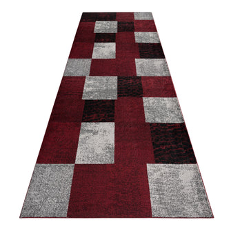 Baltimore 1166 Red Hallway Runner