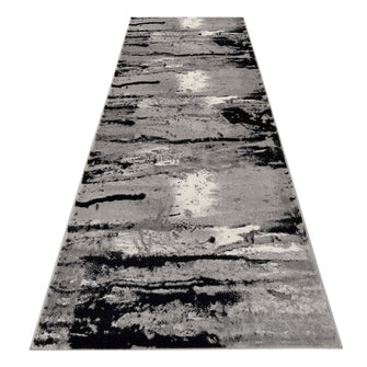 Fancy 3444 Grey Hallway Runner