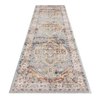Moon 7401 Lt Blue Hallway Runner