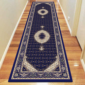 Castle 7650 Dk Blue Hallway Runner