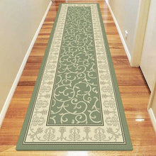 Castle 7653 Green Hallway Runner