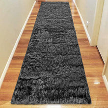 Soft Shaggy 1001 Dk Grey Hallway Runner