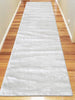 Soft Shaggy 1001 White Hallway Runner