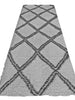 Sorento Shaggy 329 Grey Hallway Runner